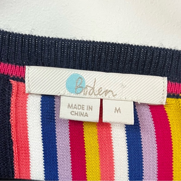 Boden Cassandra Rainbow Stripe Wool Sweater - Picture 10 of 15